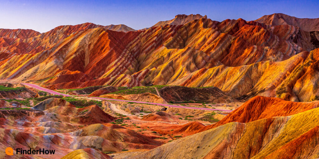 Zhangye Danxia Landform Geological Park, China