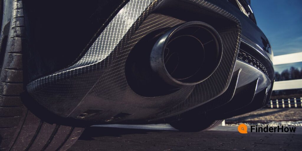 Image of a car with an aftermarket exhaust system